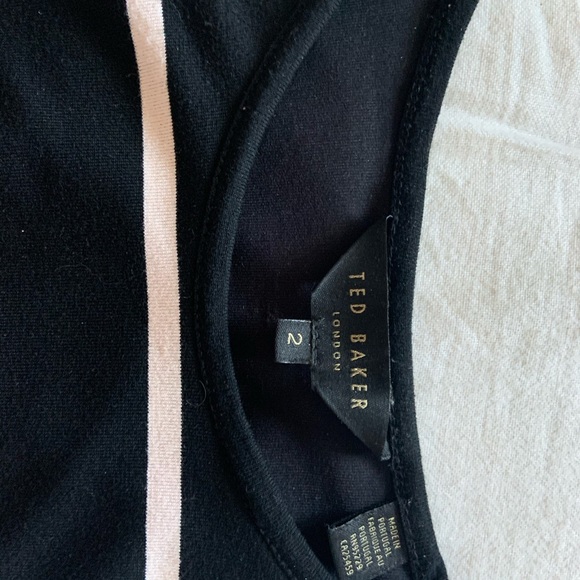 SOLD Ted Baker size 2 midi dress - Picture 2 of 4